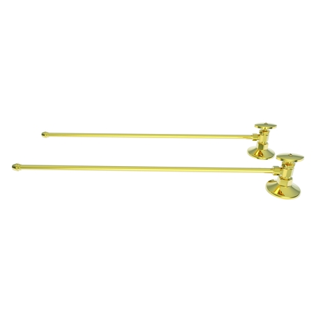 BRASSTECH Lavatory Supply Kit, 1/2" Compression in Forever Brass (Pvd) 493/01